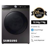 Lavaseca Samsung Ai Control 12.5KG Lavado 7KG Secado Silver